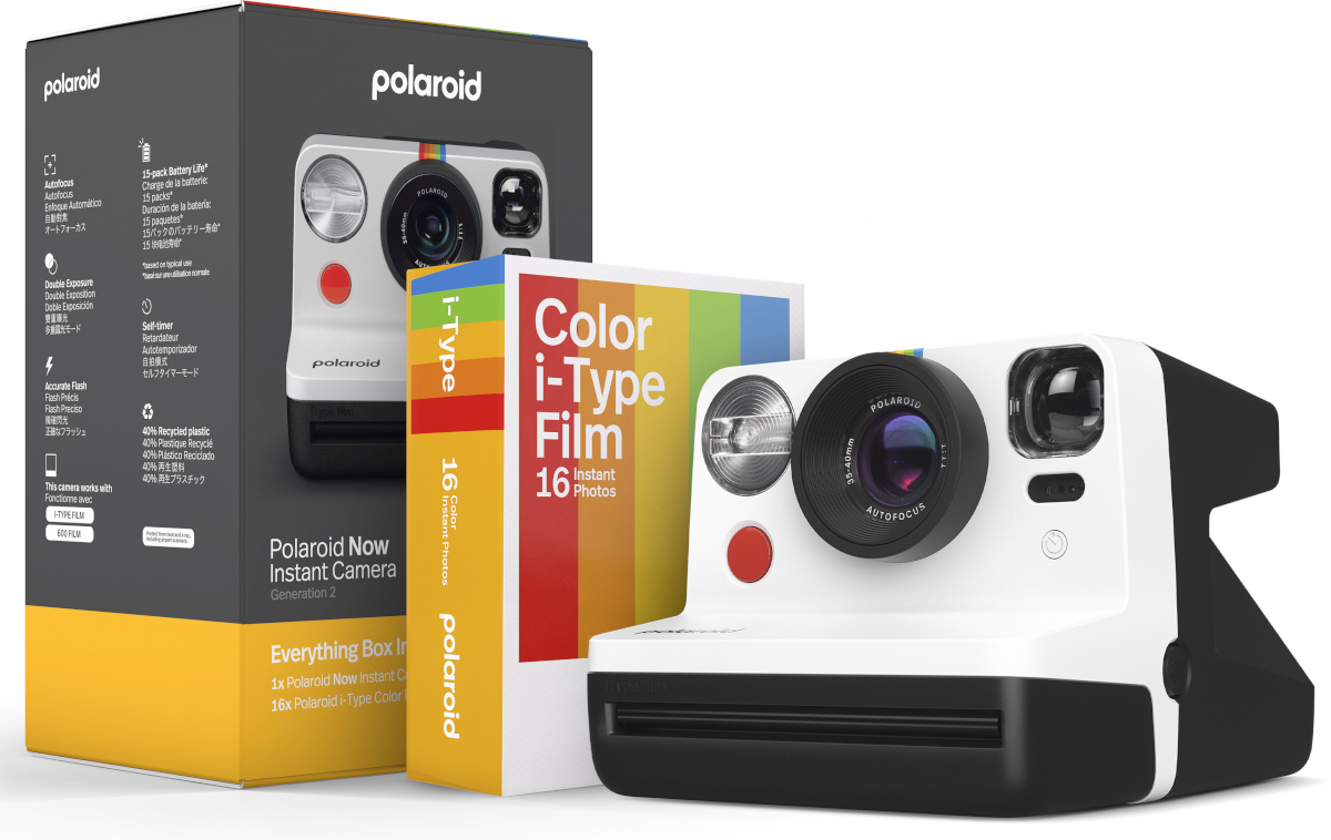 Polaroid polaroid kaamera Now Gen 2 Everything Box Black & White, must/valge