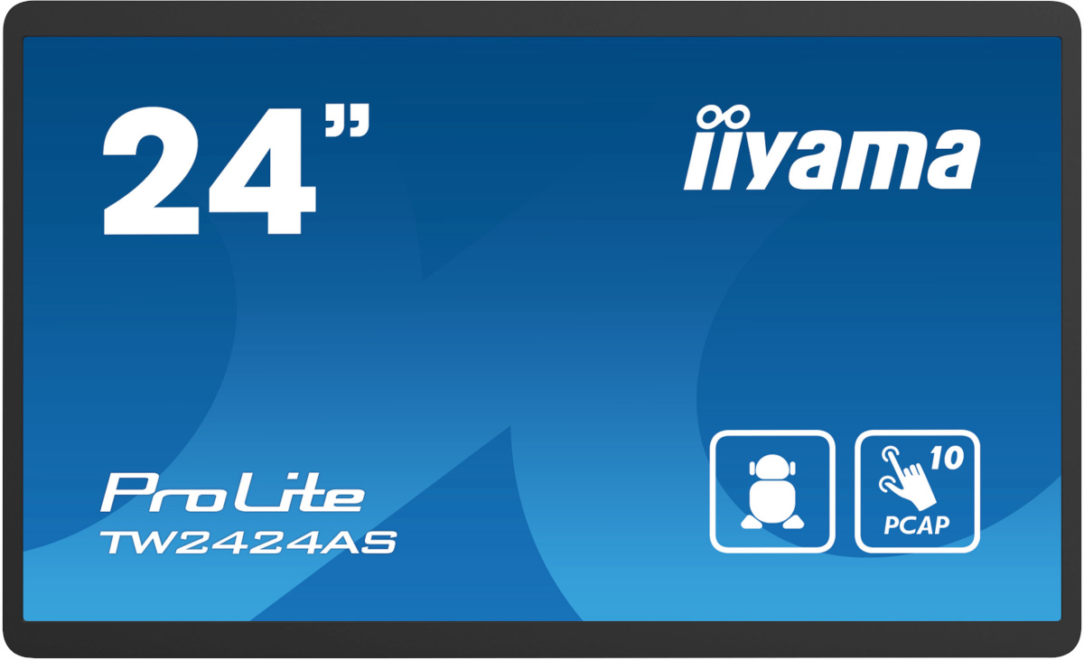 iiyama monitor Digital signage 23.8" 4K Ultra HD puutetundlik ekraan, must