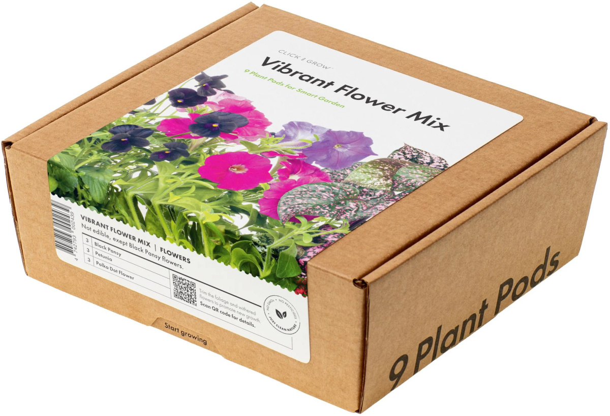 Click & Grow Plant Pod Vibrant Flower 9tk