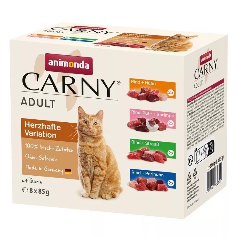 Animonda kassitoit Carny Adult Mix, 8x85g
