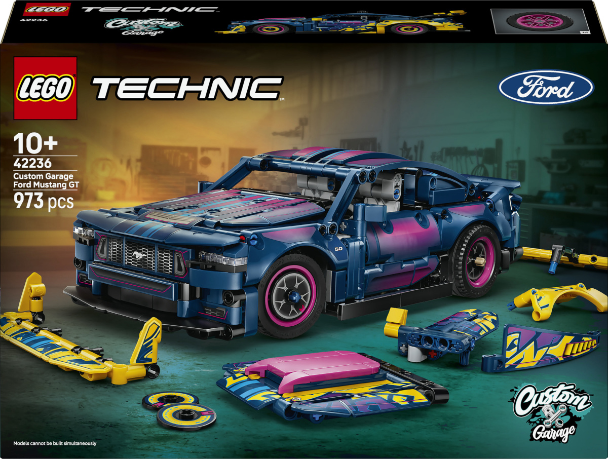 LEGO Technic 42236 Ford Mustang GT tuunimisauto