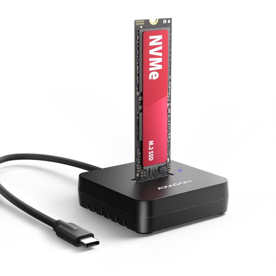 Axagon dokkimisalus AXAGON ADSA-M2C11L USB-C 10Gbps docking station for M.2 NVMe SSD