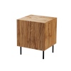 Cama Meble öökapp Bedside Table 2tk JUNGLE 53,5x40,5x44 oak wotant + must legs