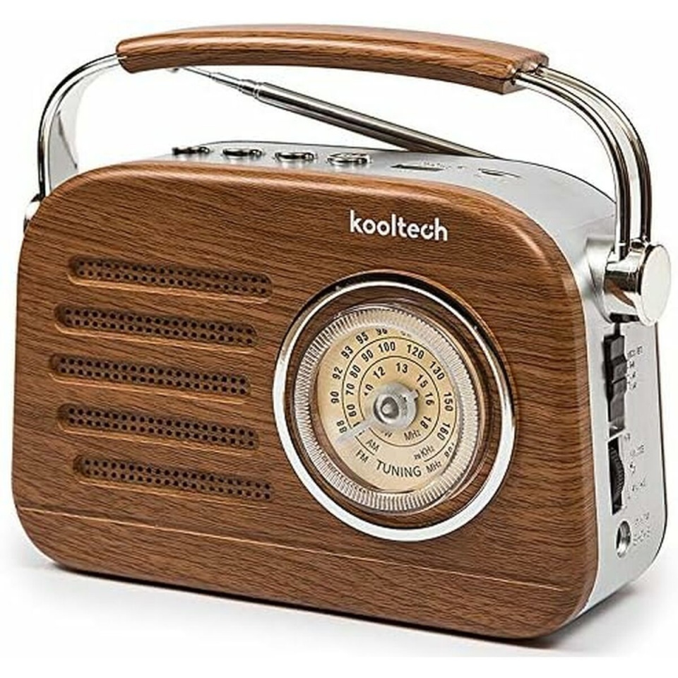 Kooltech Kaasaskantav Bluetooth Raadio Retro AM/FM