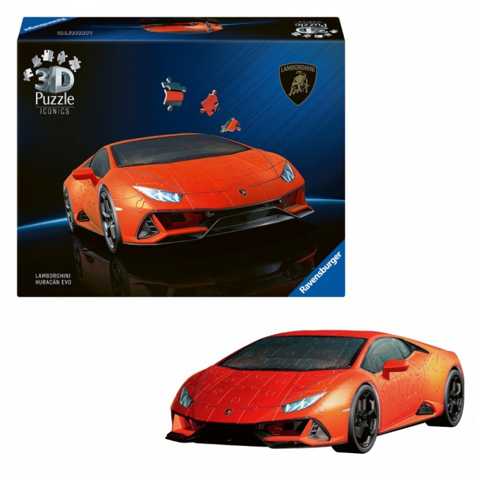Ravensburger pusle 158-osaline 3D Lamborghini Huracan EVO Arando