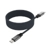 Fixed | Magnetic Braided Cable USB-C/USB-C, USB 2.0, hall | FIXDBM-CC12-GR