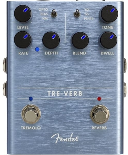 Fenderi kitarripedaal Tre-Verb efektipedaal