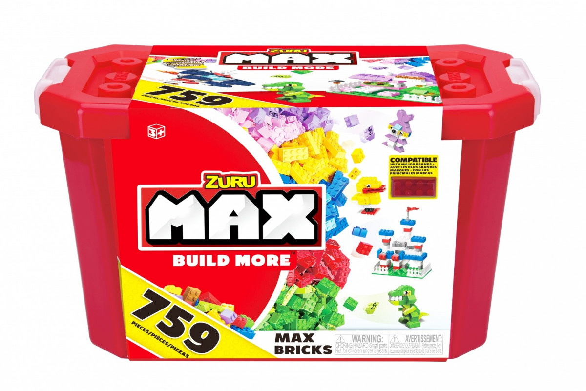 Zuru mänguklotsid Max Build More Max Bricks, 759-osaline