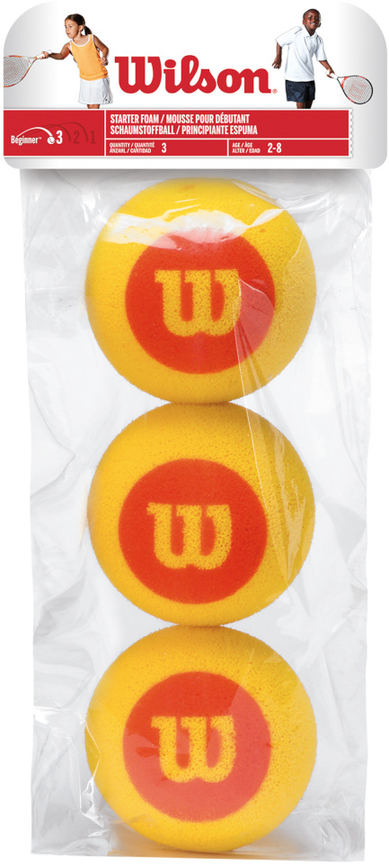 Wilson tennisepall Starter Foam, 3tk