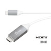 J5 Create adapter j5create USB-C to 4K HDMI Cable (USB-Cm -> 4K HDMIm 1.8m, colour valge hõbedane) JCC153G-N