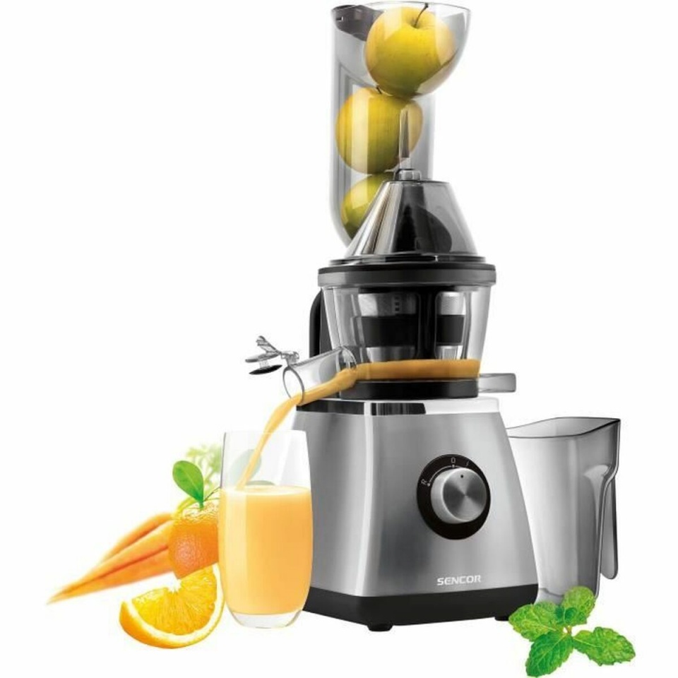 Sencor aeglane mahlapress SSJ4070SL Slow Juicer, roostevaba teras/must