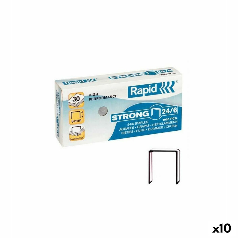 Rapid klambrid 24/6 6 mm 10tk