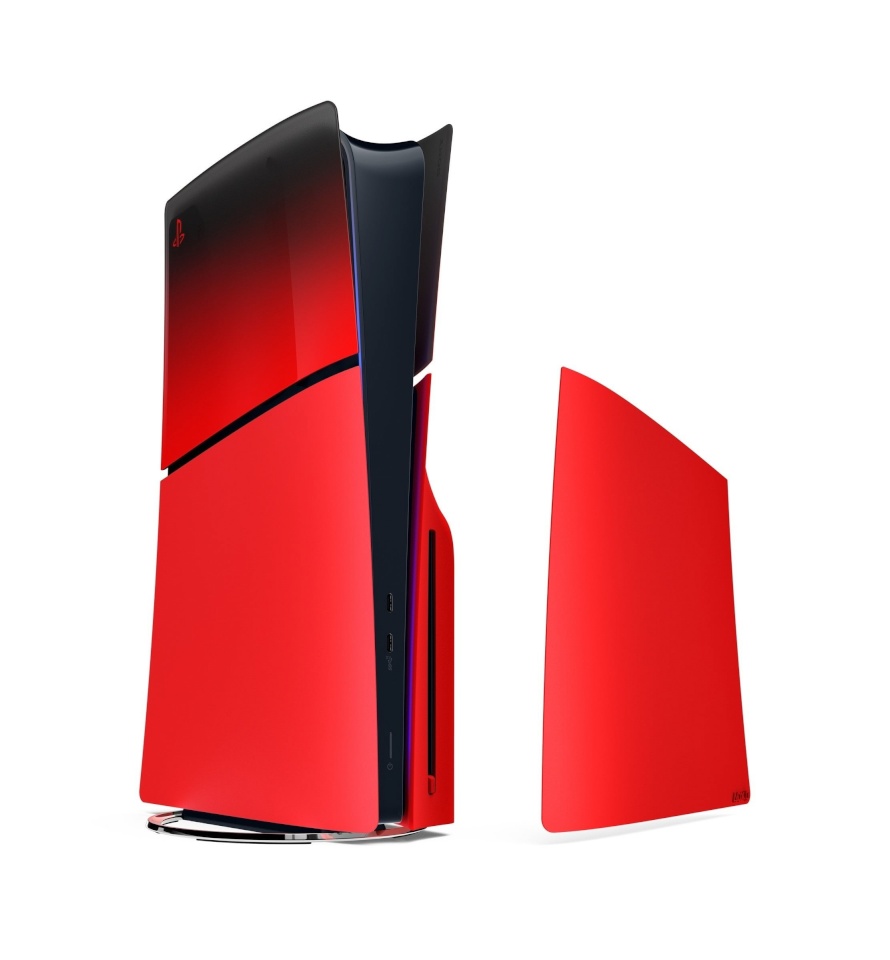 Lisakate PlayStation 5 Slim mudelile, Techno Red