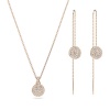 Naiste Kaelakee ja Kõrvarõngaste Komplekt Swarovski 5683451