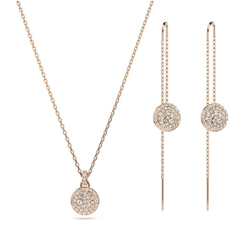 Naiste Kaelakee ja Kõrvarõngaste Komplekt Swarovski 5683451