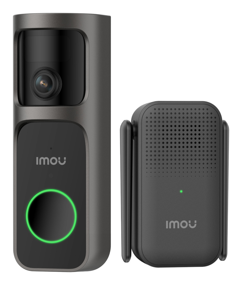 Imou uksekell Video Doorbell 3 Kit. must