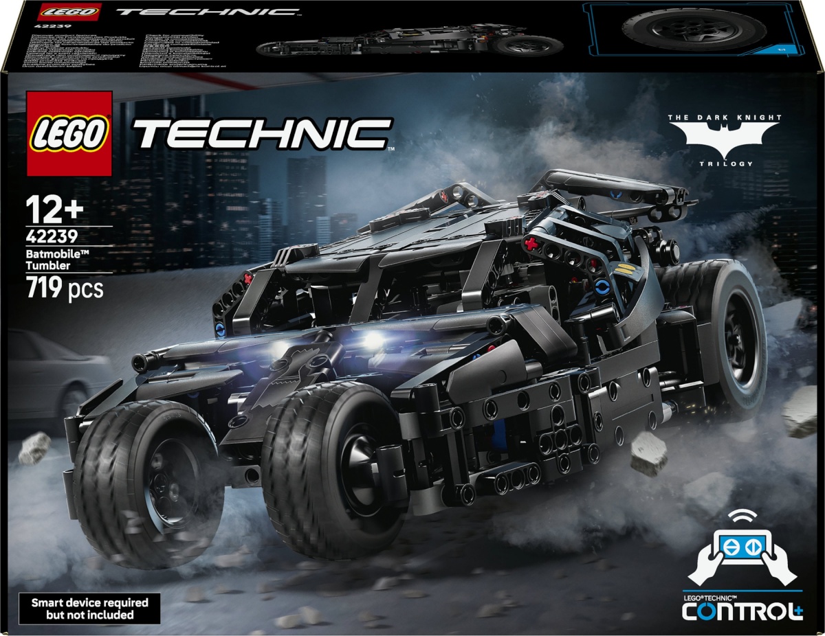 LEGO Technic 42239 - Puldiga juhitav Batmobiili trummel