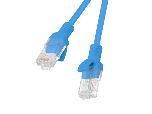 Lanberg võrgukaabel Patchcord PCU5-20CC-0050-B cat.5e 0,5M sinine 10-pack