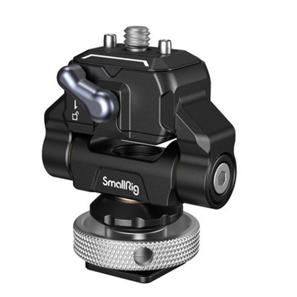 SmallRig 3514C Drop-in HawkLock with Cold Shoe, mini Schnellwechsel-Monitorhalter