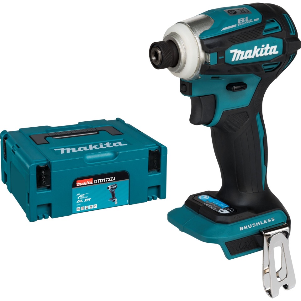 Makita akutrell DTD172ZJ Cordless Impact Driver akulööktrell