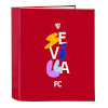 Sevilla Fútbol Club seljakott punane 27x33x6cm