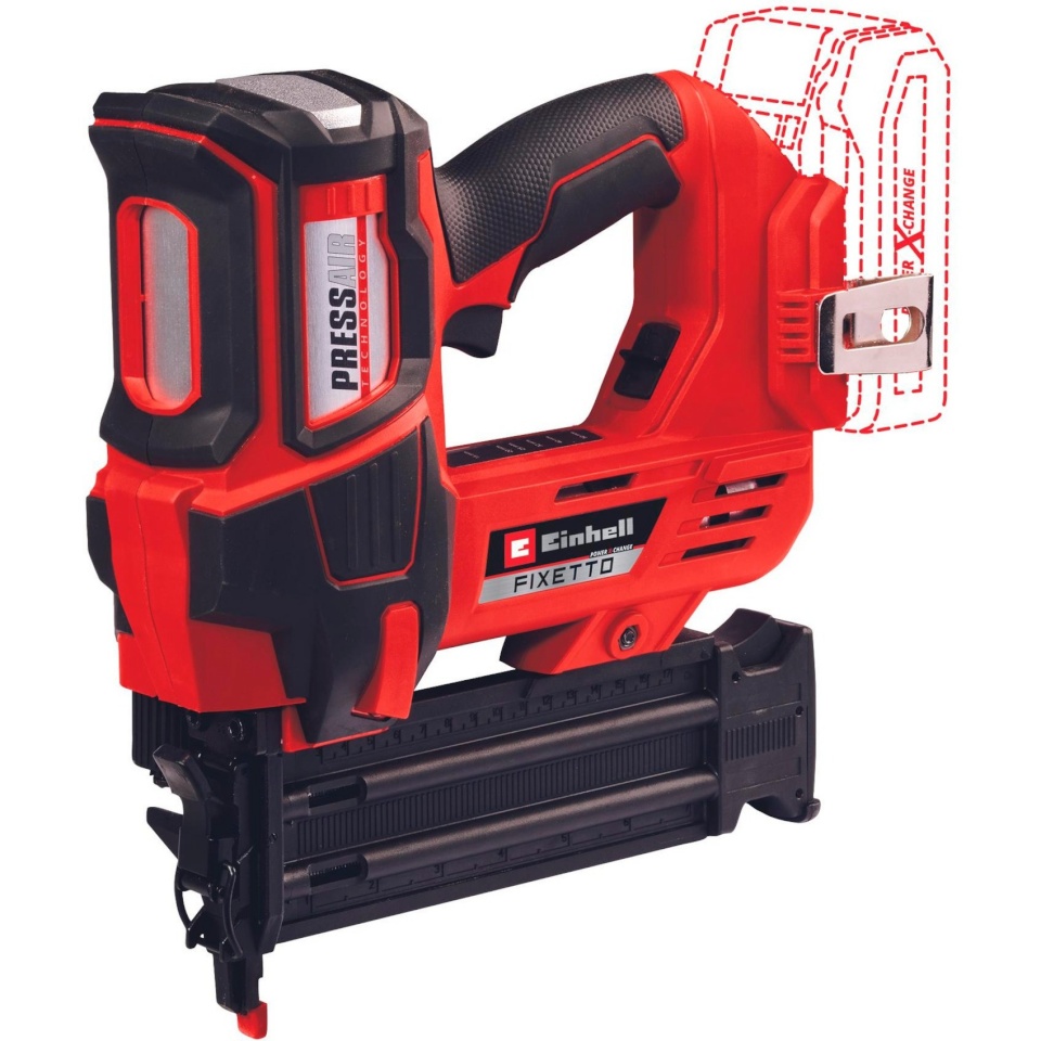 Einhell naelapüstol 4257795 Professional Cordless Nailer FIXETTO 18/50 N - Solo, 18 Volt, punane/must