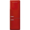Smeg külmik FAB38RRD6 50-ndate stiil, 205cm, 333/128 l, 37dB, puutetundlik juhtimine, NoFrost, punane