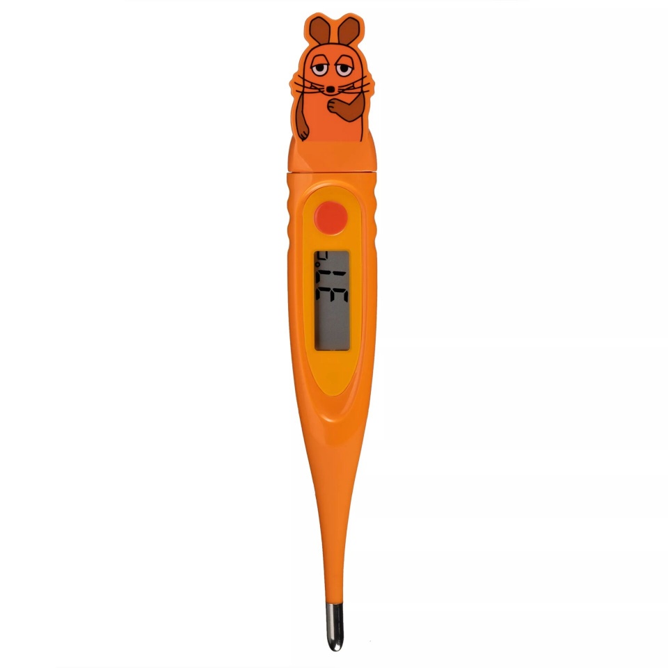 DieMaus termomeeter Fever Thermometer 2D Mouse Design, oranž