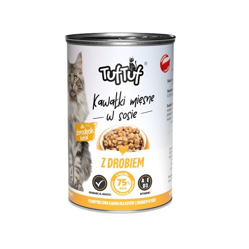 Tuftuf kassitoit Pieces of Meat in Sauce with Poultry, 415g