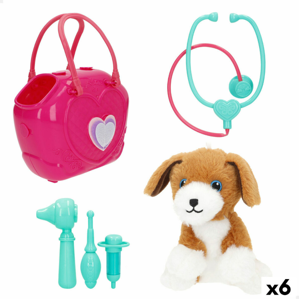 Colorbaby pehme mänguasi Plüüš Plastmass 10x17x9cm 6 Ühikut