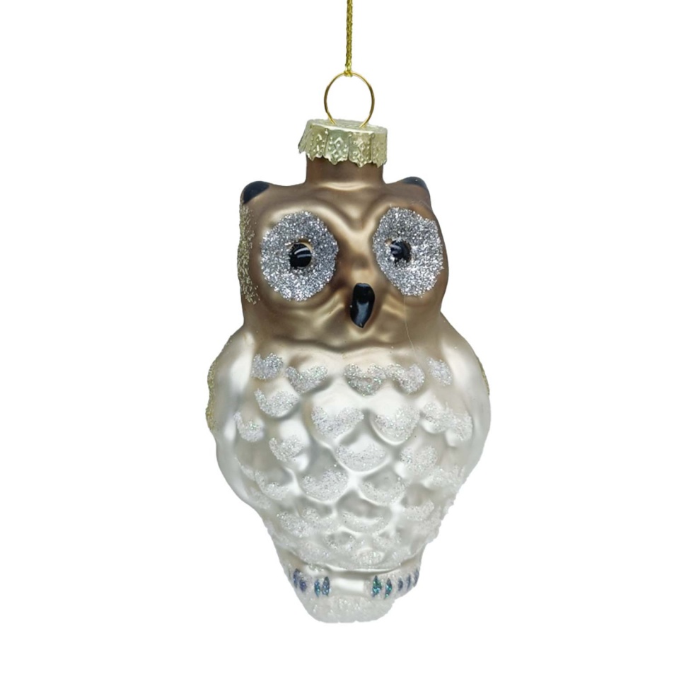 H4Y jõuluehe Joy Owl, 11cm, klaas