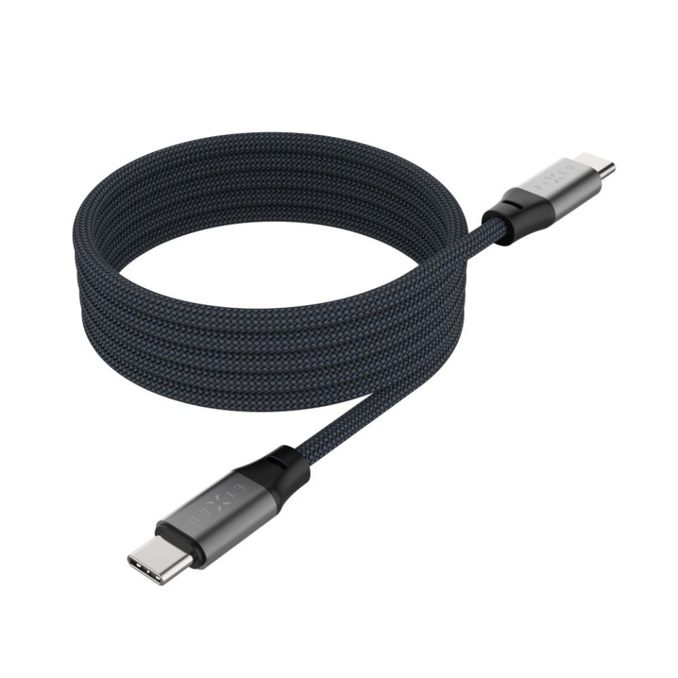 Fixed | Magnetic Braided Cable USB-C/USB-C, USB 2.0, hall | FIXDBM-CC2-GR