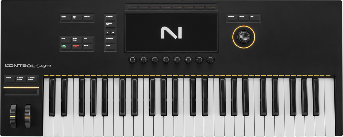 Native Instruments süntesaator Komplete Kontrol S49 MKIII Midi USB siinile