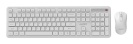 Gembird klaviatuur + hiir Wireless ENG wh Kbs-wps-01-w