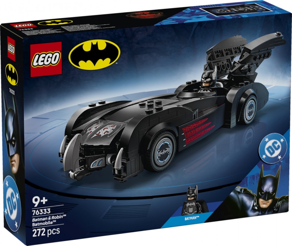 Lego klotsid Bricks Super Heroes 76333 Batman and Robin Batmobil