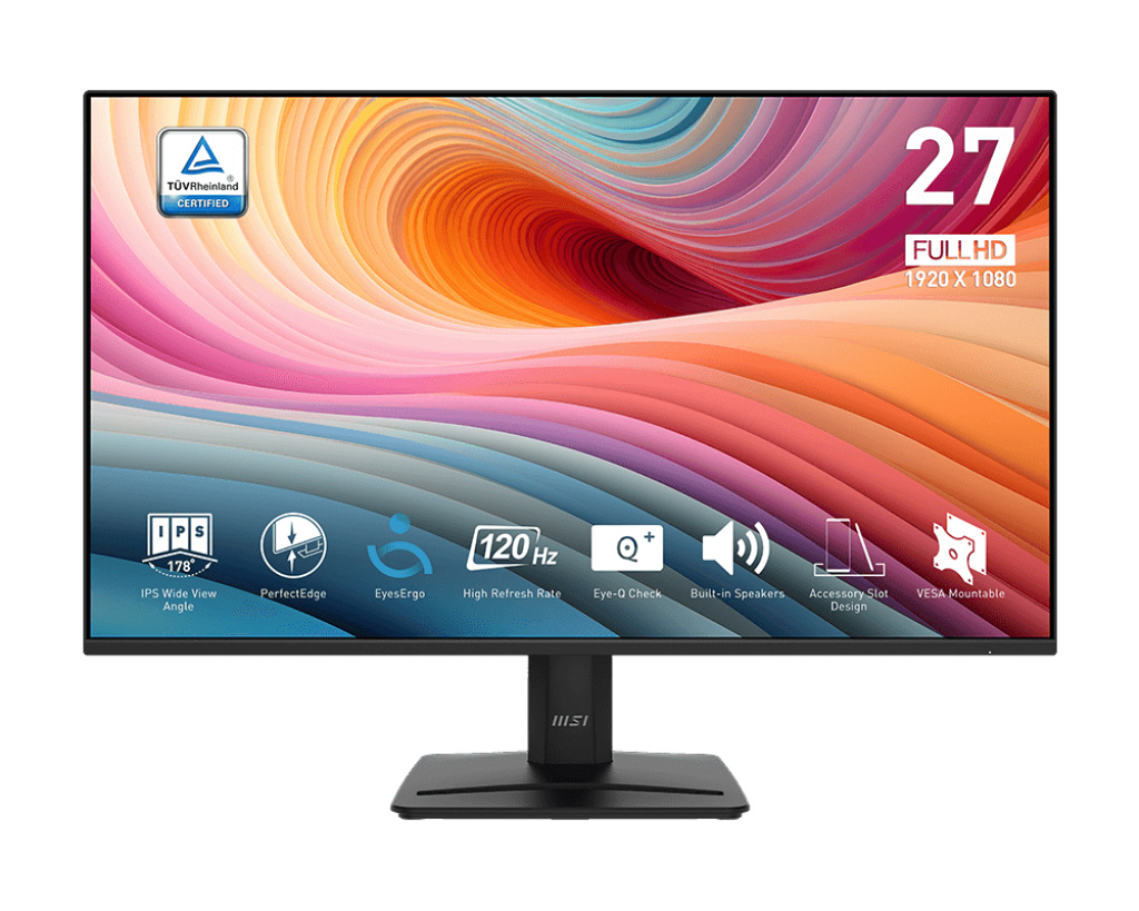 MSI monitor pro Mp275 E2 27" IPS, FHD, 16:9, 120 ?? 1Ms, speakers promp275e2