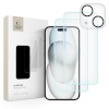 SZKŁO HARTOWANE Tech-Protect SUPREME SET 3-PACK iPhone 15 CLEAR