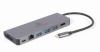 GEMBIRD A-CM-COMBO5-05 USB-C 5-in-1 multi-port adapter (Hub + HDMI + PD + card reader + LAN)