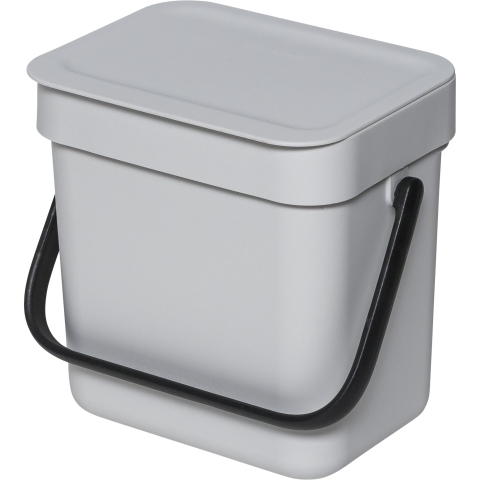 Brabantia prügikast Sort & Go Waste Bin 3L, helehall