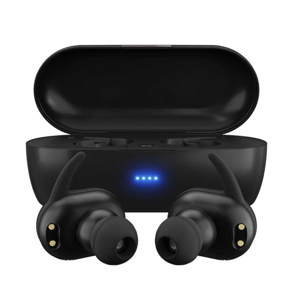 Maxell kõrvaklapid MINI DUO juhtmevabad in-ear with charging case must