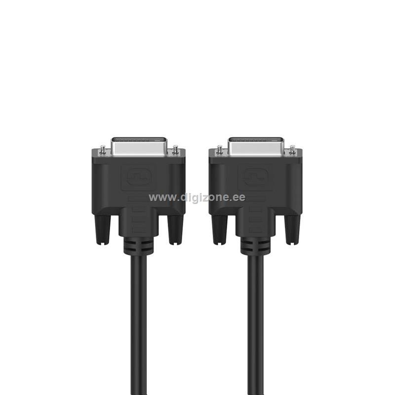 Hama kaabel DVI, WQHD, 1,5m, must