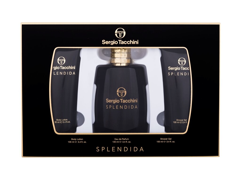 Sergio Tacchini kinkekomplekt Splendida EDP 100ml + Shower Gel 100ml + Body Lotion 100ml, naistele