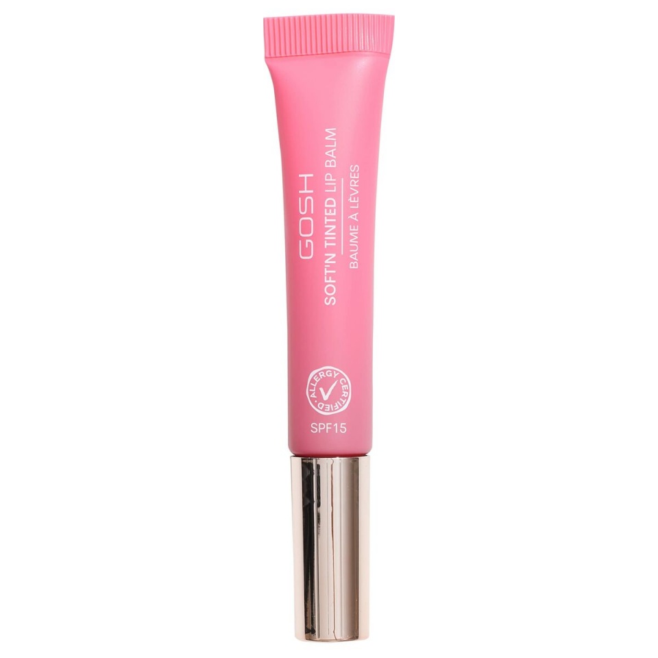 Gosh Copenhagen värviline huulepalsam Soft'N Tinted Nº 005 Pink rose 8ml