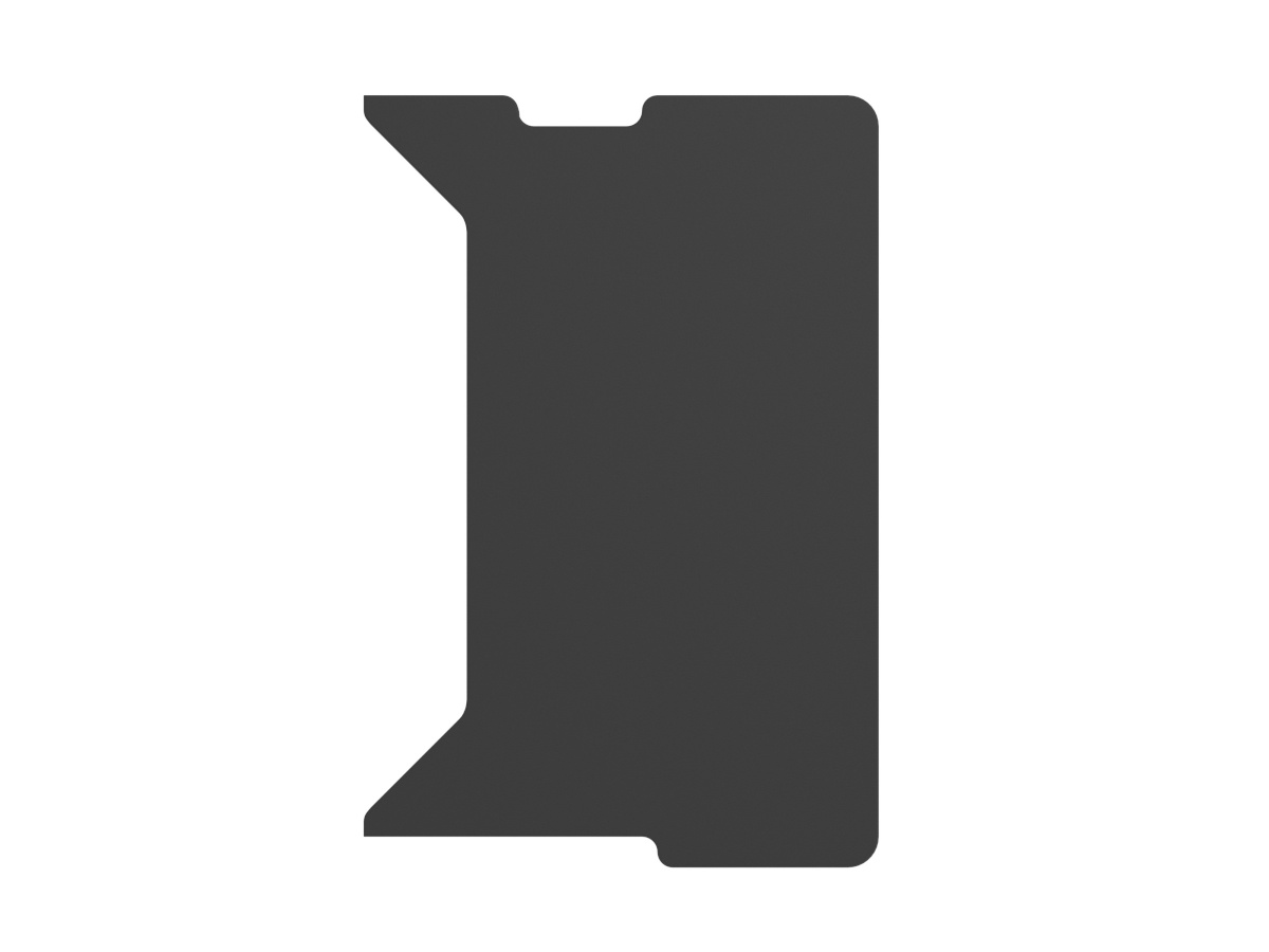 Genesis | Holm Modular Side Desk Top Right 50cm | NDS-2281 | Anthracite must