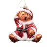 H4Y jõuluehe Joy Bear Santa, 10,5cm, klaas