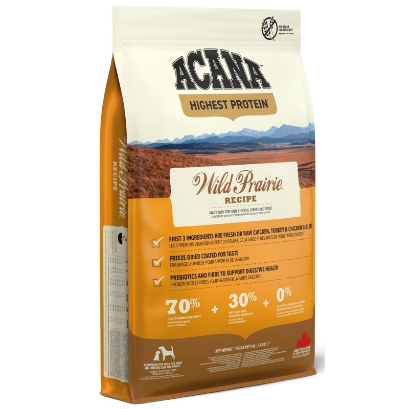 Acana kuivtoit koerale Highest Protein Wild Prairie, 6kg