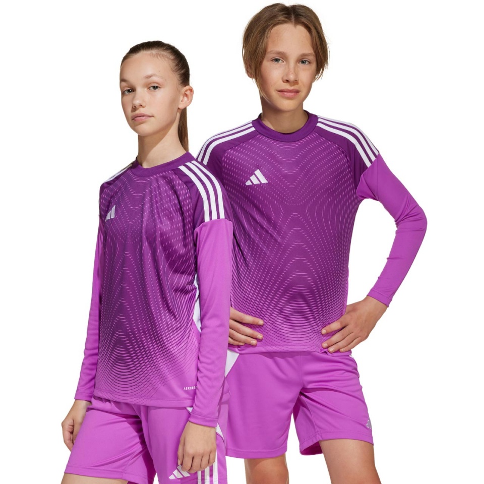 Adidas Teamwear T-särk Bramkarska lastele Tiro 25 Competition violetne JJ1934 suurus 164cm
