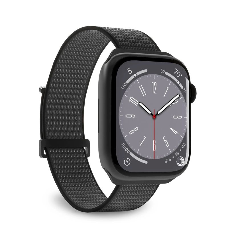 Puro Sport Nylon Strap for Apple Watch 38mm/40mm/41mm mm - Black