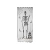 BGB Carnival Halloweeni Kaunistused Skelett 210x100cm must