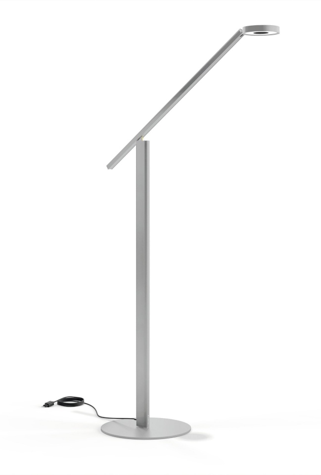 Luctra põrandalamp ® FLOOR LITE hõbedane